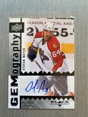 2009-10 Upper Deck Black Diamond GEMography Auto #GSM Stefan Meyer